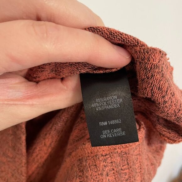 TORRID 4 Plus Size Off Shoulder Super Soft Plush Rib Trim Sweatshirt Coral ish - Picture 12 of 16